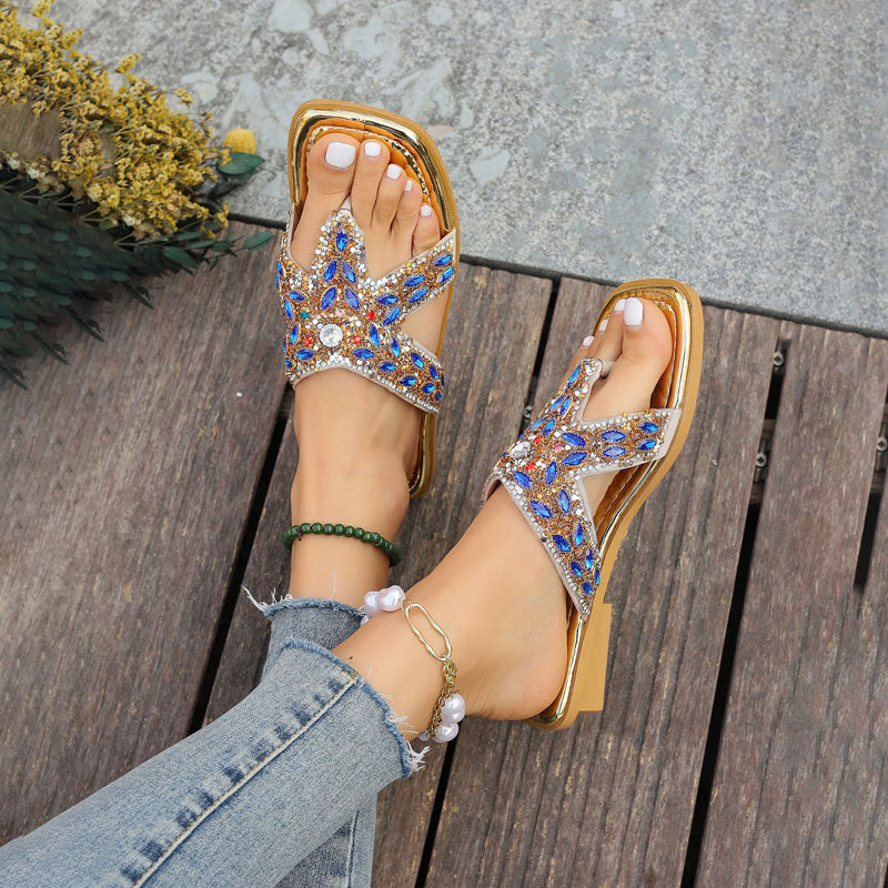 Levoire | Chaussons De Luxe En Cristal Pour Femmes