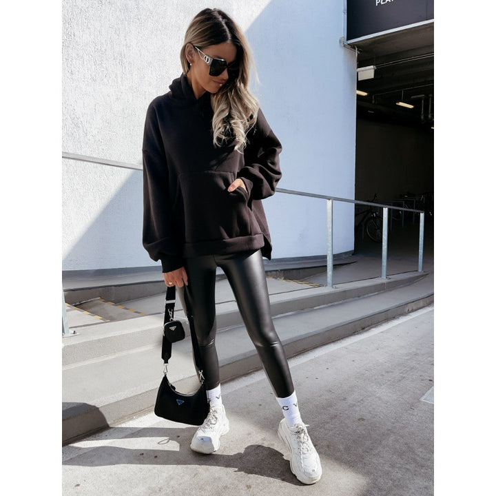 Sweat à capuche oversize pour femmes avec poches kangourou pratiques Levoire