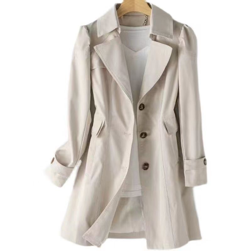 Levoire | Schicker Trenchcoat Off-blanc