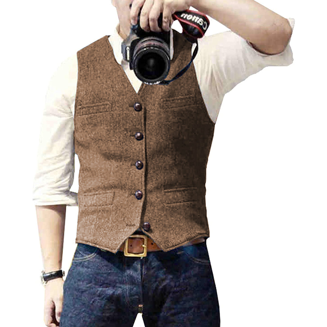 Levoire | Élégant gilet confortable Braun