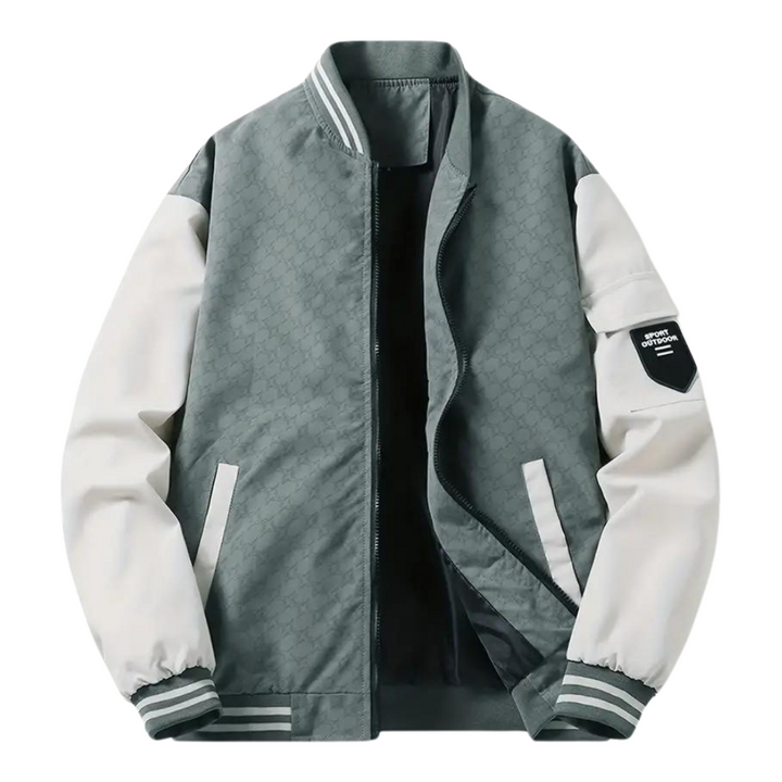 Levoire | Veste Bomber À Carreaux Pour Hommes Vert