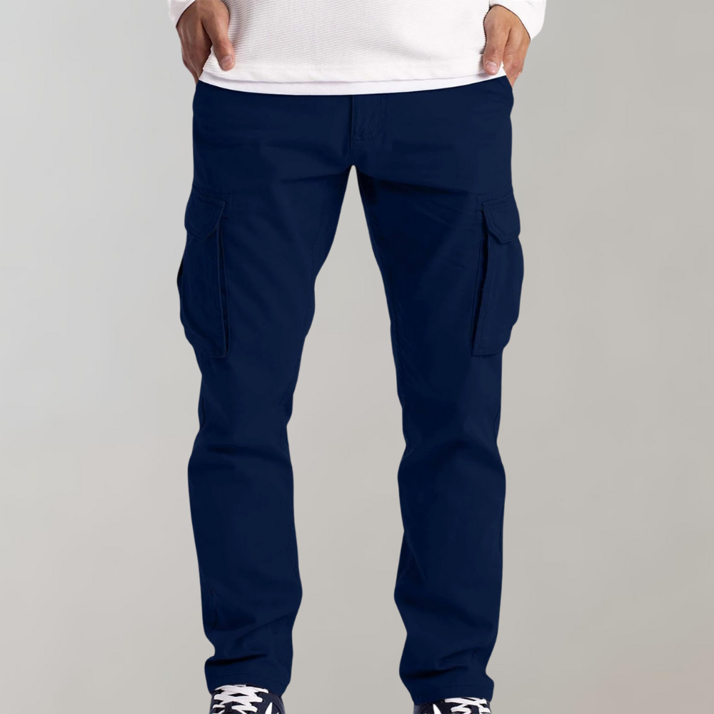 Levoire | Pantalons Cargo Polyvalents Pour Hommes Bleu