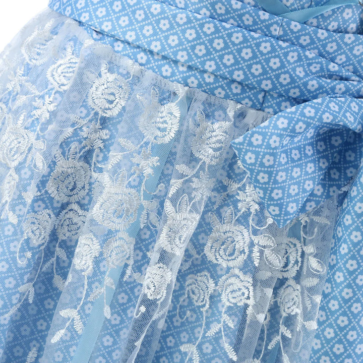 Levoire | Robe Dirndl Traditionnelle avec Tablier et Blouse