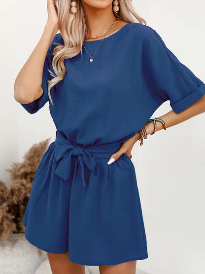 Levoire | Combinaison À Col Rond Avec Ceinture