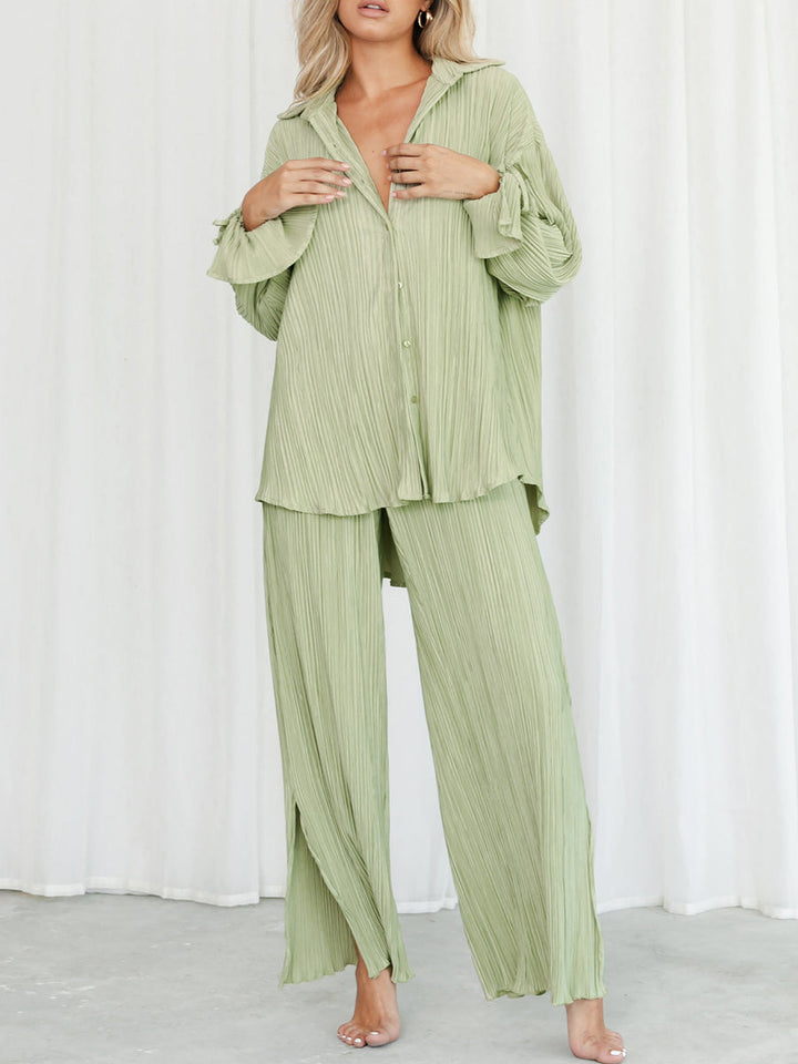 Levoire | Ensemble Assorti Ensemble Léger Deux Pièces Pantalon Et Chemise Pour Toutes Les Occasions