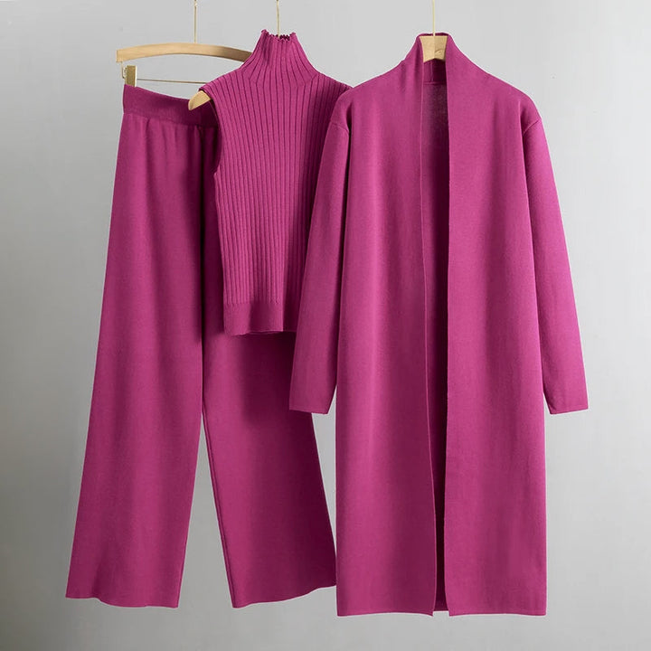 Levoire | Ensemble Trois Pièces En Cachemire Rosa Une taille