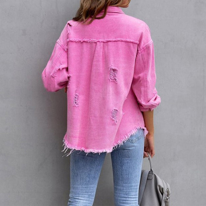 Levoire | Veste jean effet usé