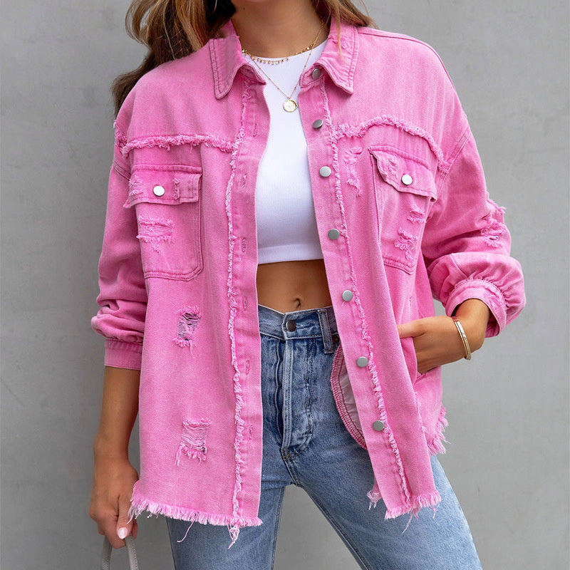 Levoire | Veste jean effet usé Rosa