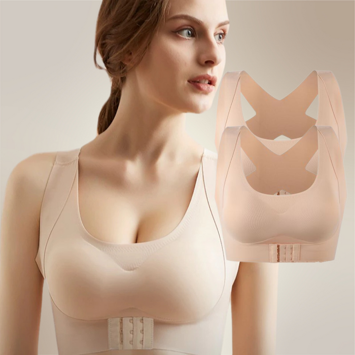 Levoire | Soutien-Gorge Corrigeant La Posture Confortable Et Soutenant Pour Une Posture Saine 2x Beige