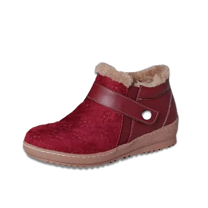 Levoire | Bottes en cuir synthétique antidérapantes et chaudes Rot