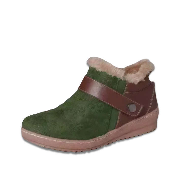 Levoire | Bottes en cuir synthétique antidérapantes et chaudes Vert