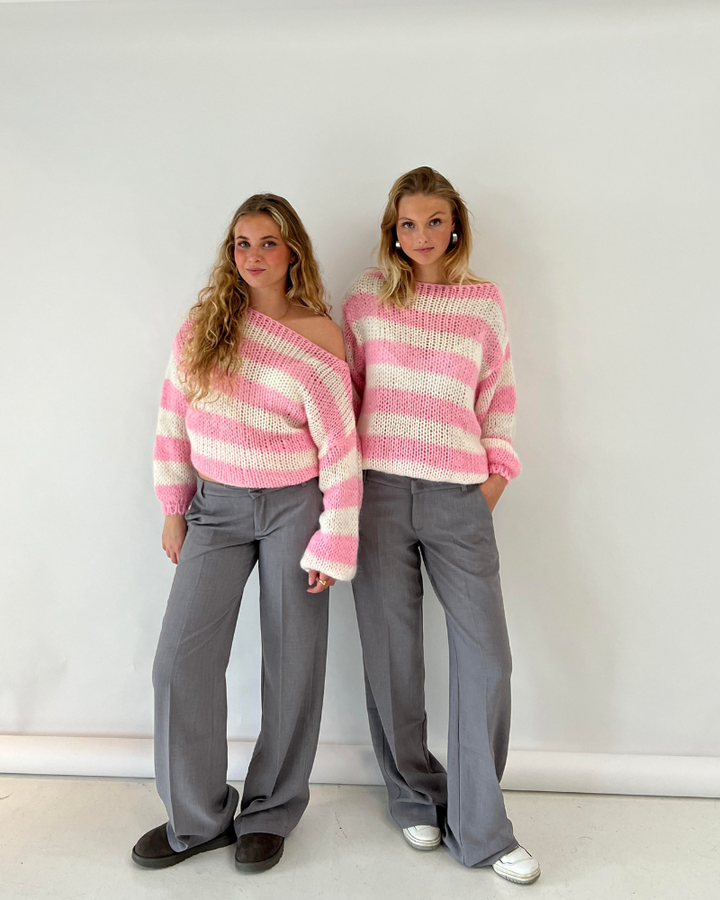 Levoire | Pull En Grosse Maille Rosa