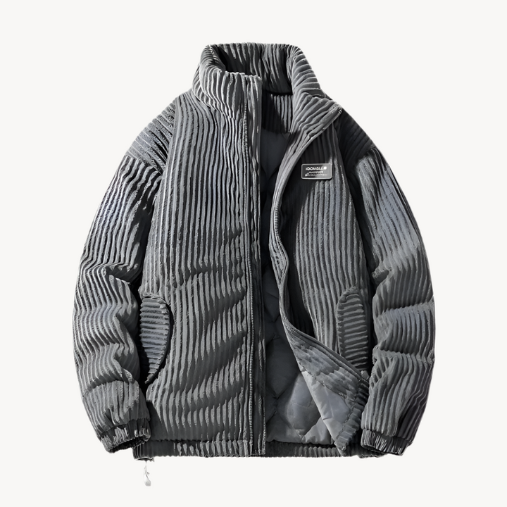 Levoire | Veste En Corduroy Élégante Gris