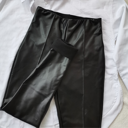 Levoire | Leggings En Cuir Stretch Avec Polaire Pour L'Automne