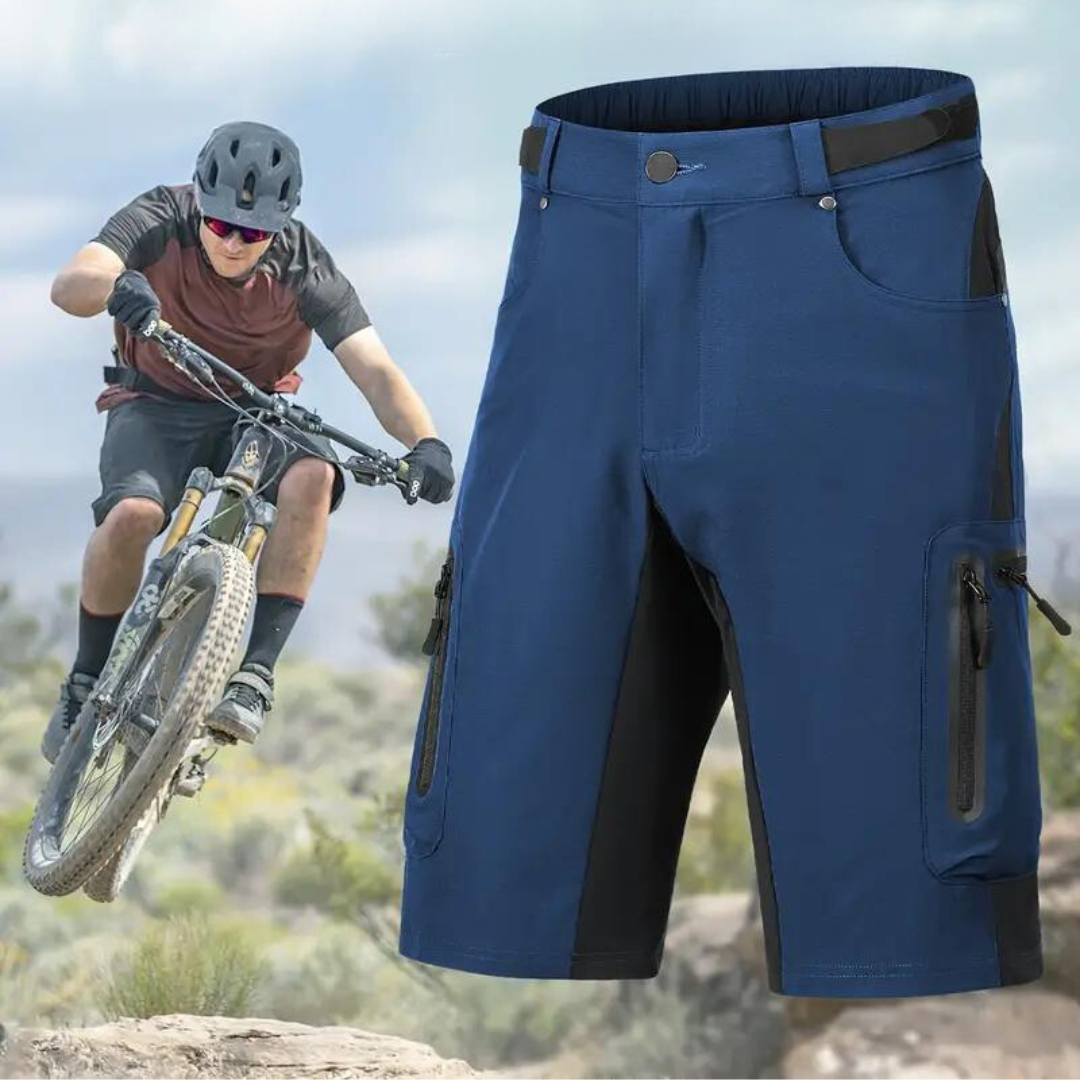 Levoire | Short Cargo Vtt bleu foncé
