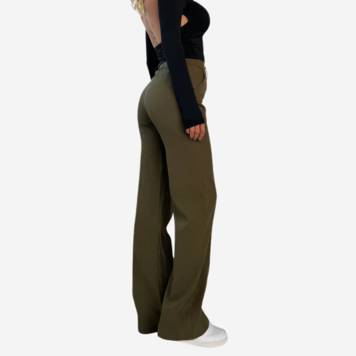 Levoire | Pantalon Slim Fit Femme Vert
