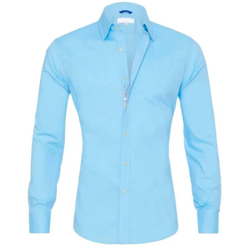 Levoire | Polo Blanche Pour Hommes Innovant Hommes Bleu clair