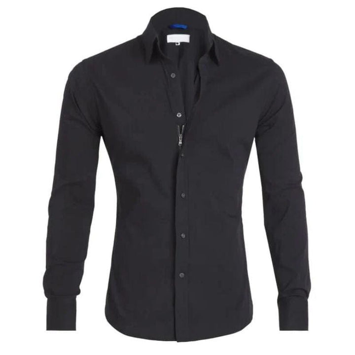 Levoire | Pull léger à zip Noir