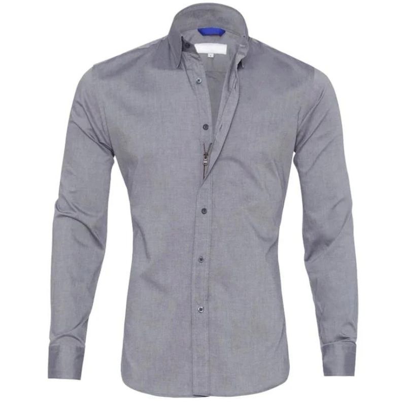 Levoire | T-Shirt Sans Tricot Avec Fermeture Éclair Gris