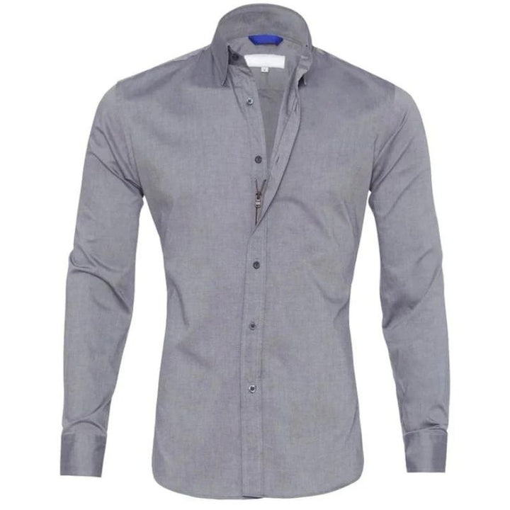 Levoire | T-Shirt Sans Tricot Avec Fermeture Éclair Gris