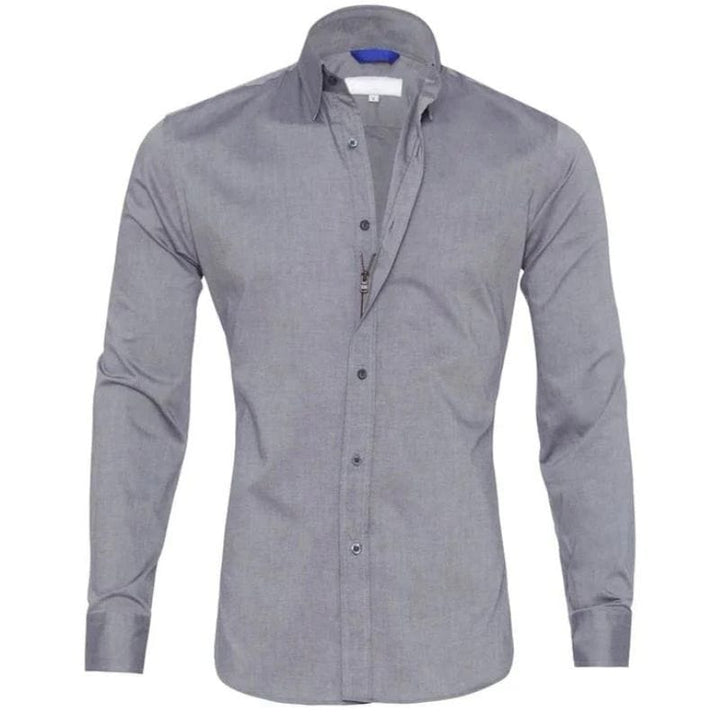 Levoire | Pull léger à zip Gris
