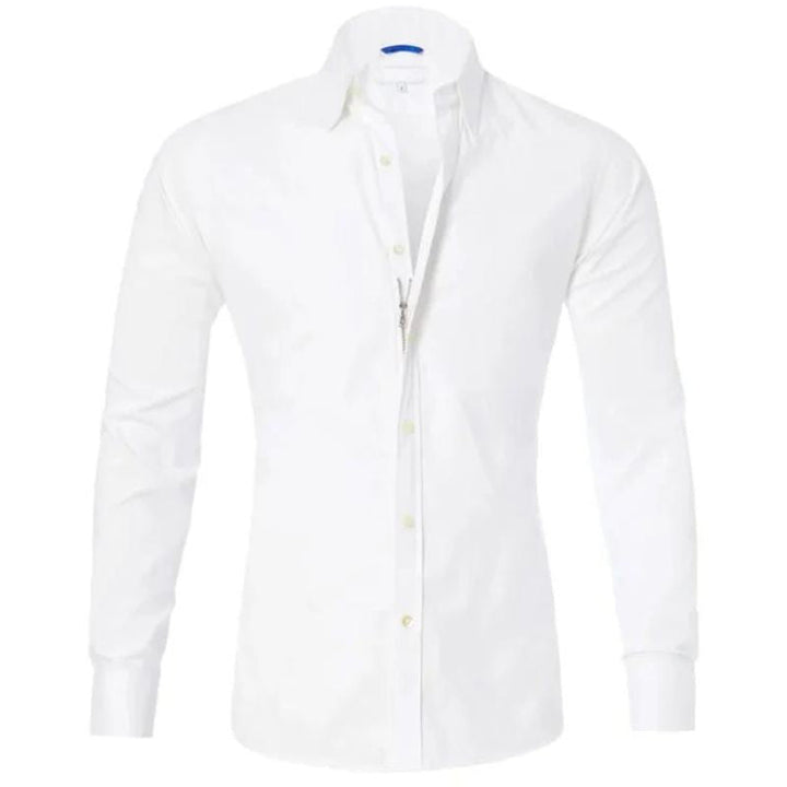 Levoire | T-Shirt Sans Tricot Avec Fermeture Éclair Blanc