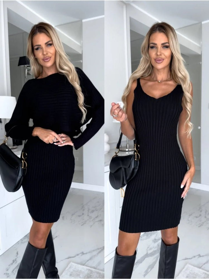 Levoire | Robe Pull Ensemble Noir
