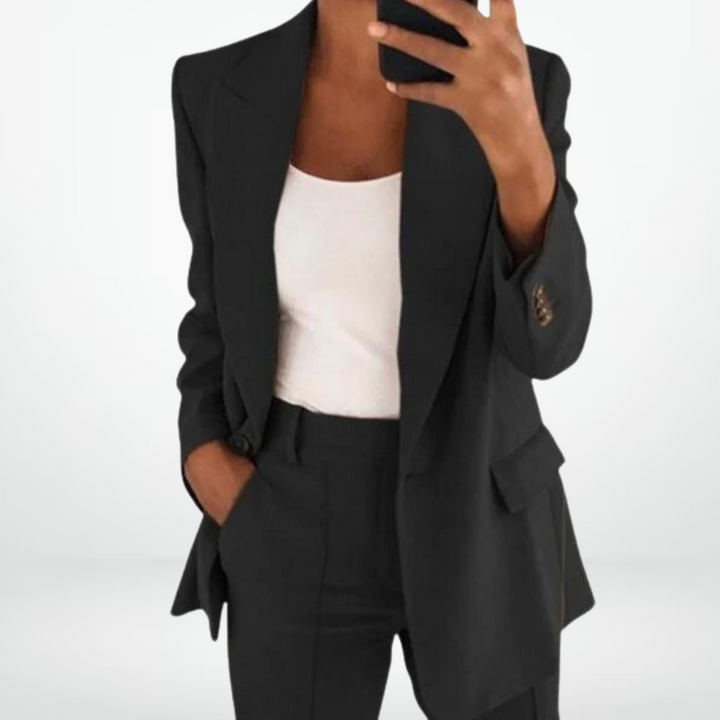 Levoire | Ensemble Blazer Et Pantalon Deux Pièces Noir