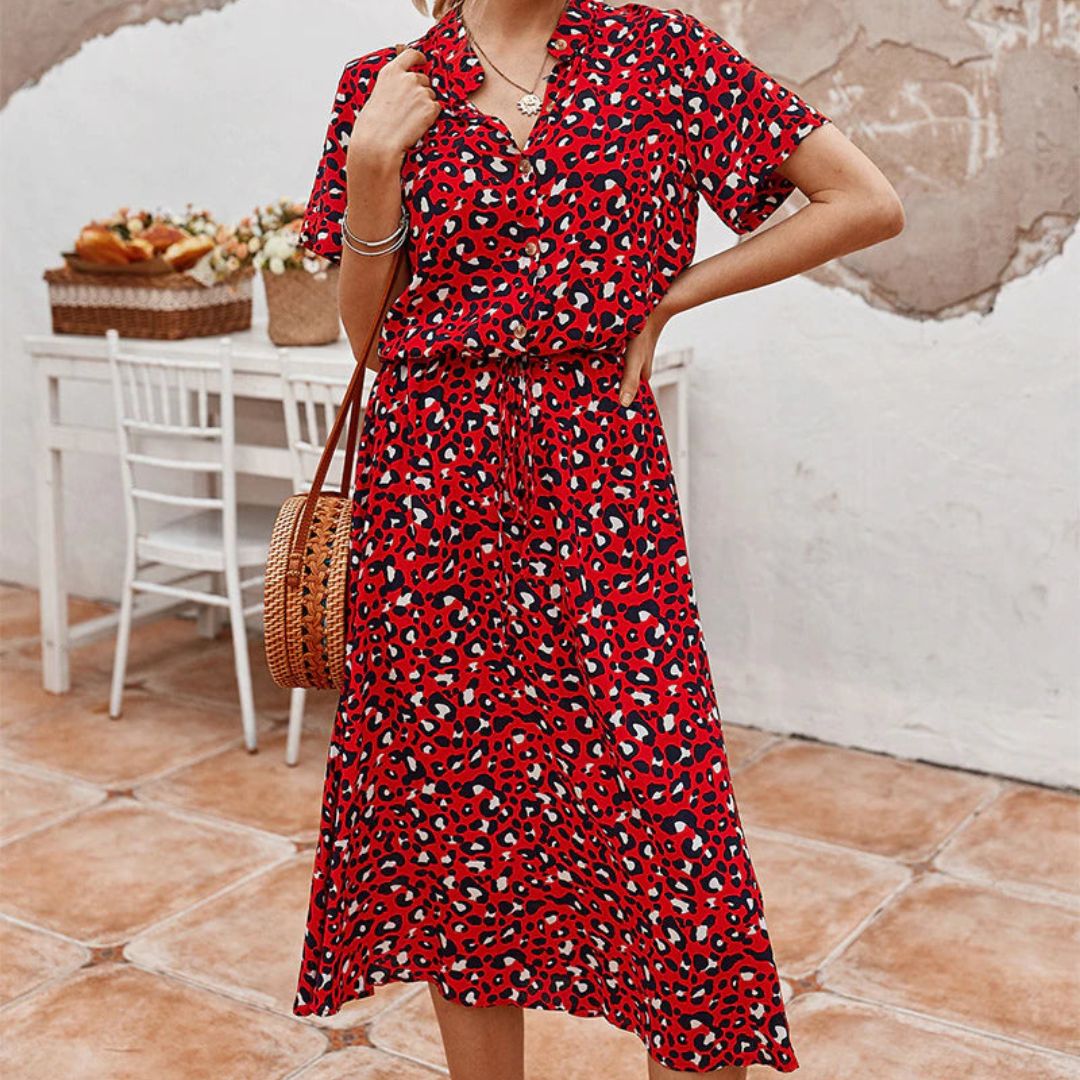 Levoire | Robe À Motifs De Léopard Rot