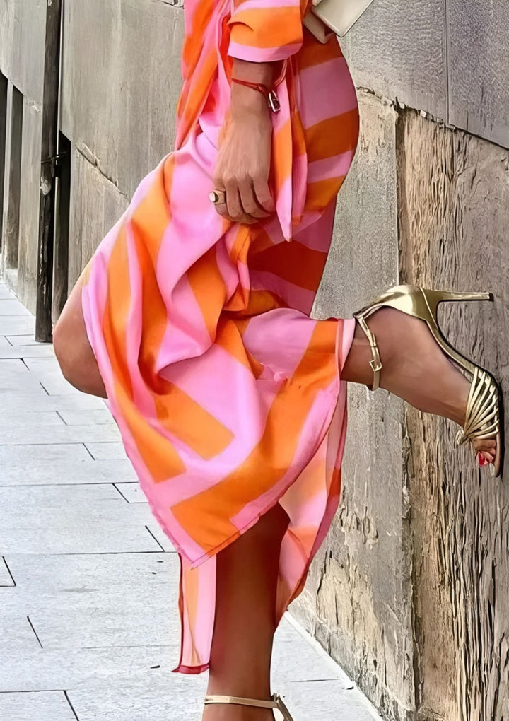 Levoire | Robe Imprimée Avec Motif Créatif
