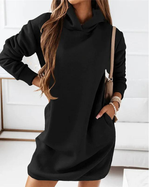 Levoire | Robe à capuche Noir