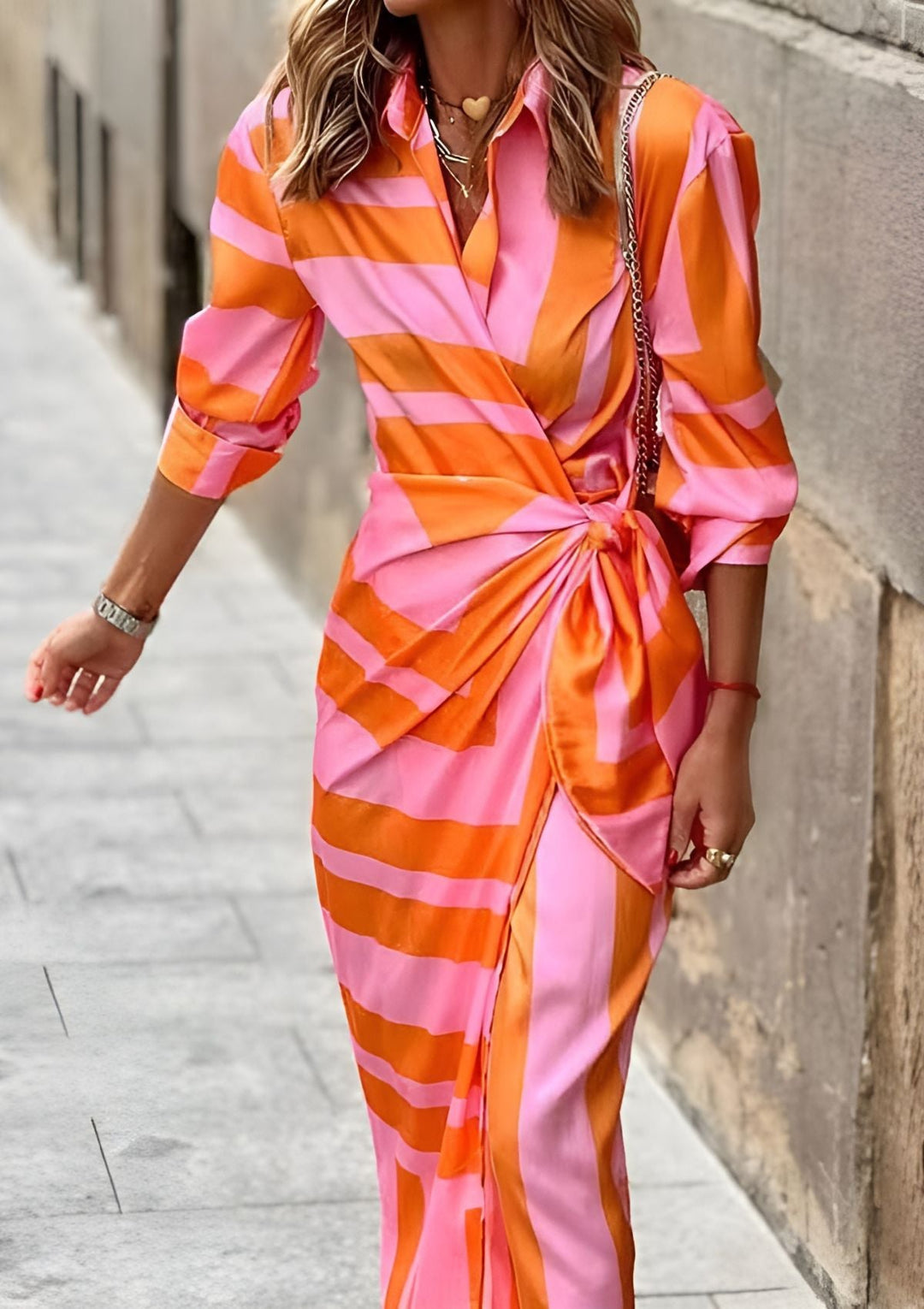 Levoire | Robe Imprimée Avec Motif Créatif