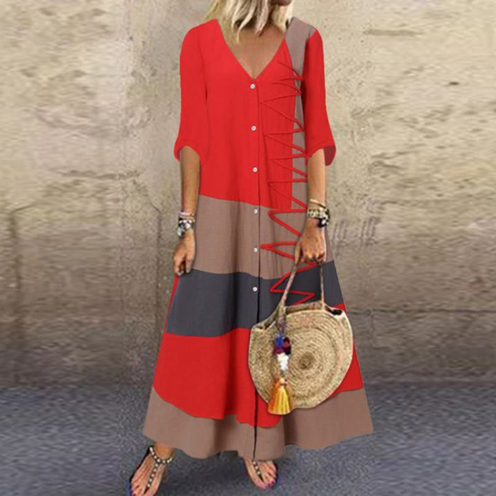 Levoire | Isa Dress With Feminine Details Appel d'or
