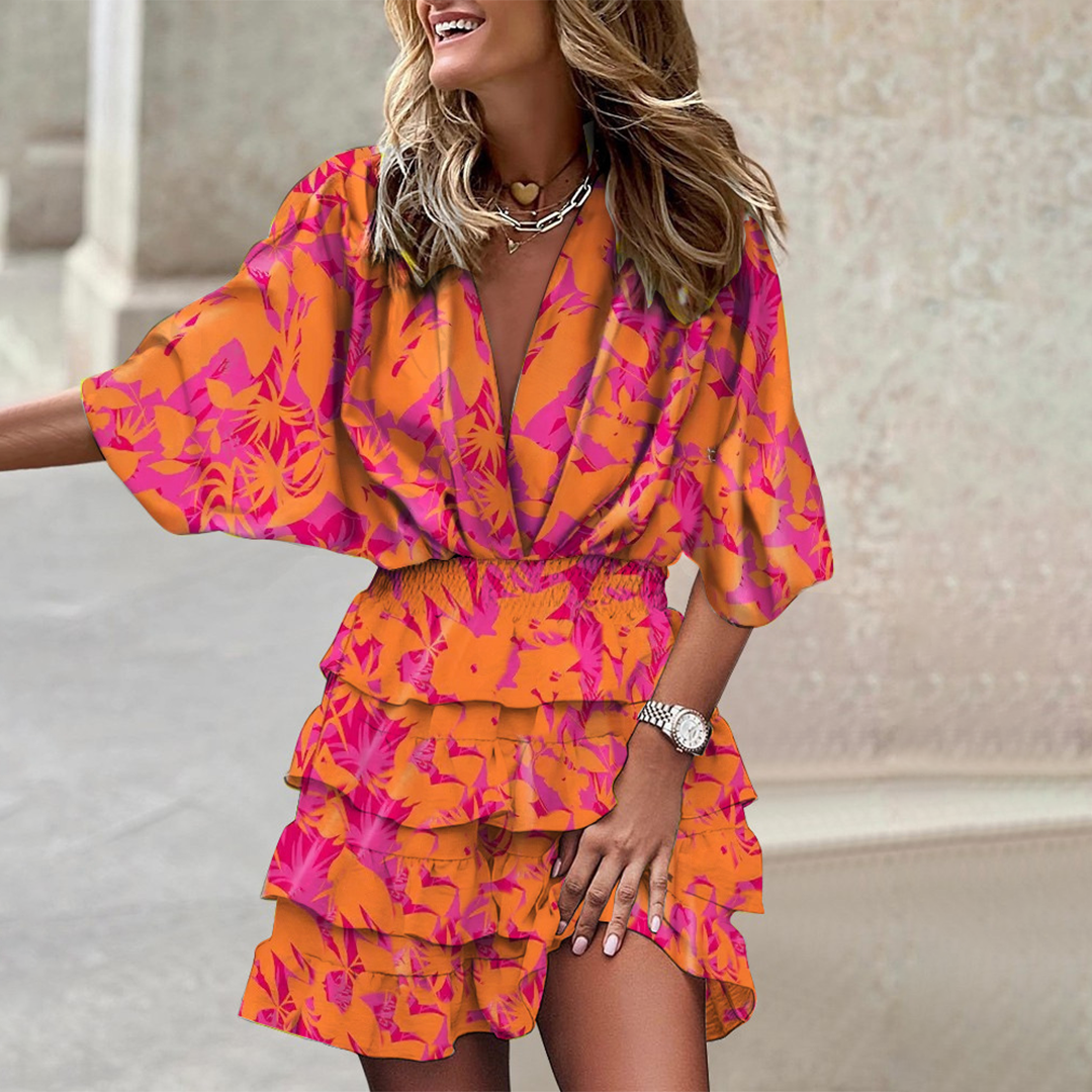 Levoire | Robe Mini À La Mode Orange