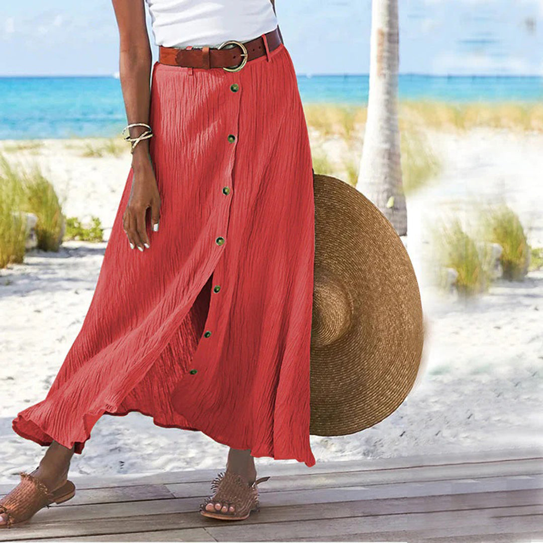 Levoire | Jupe maxi élégante Napilla Orange