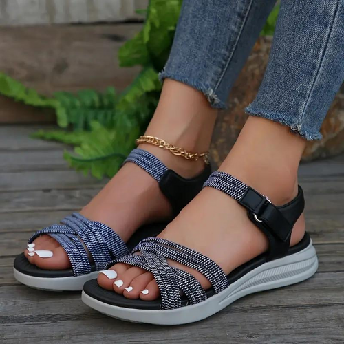 Levoire | Sandales, Bande Élastique, Semelle Douce, Chaussures D'Été, Sandales Pour Dehors