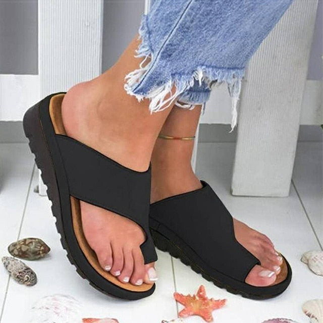 Levoire | Chaussures D'Été Ergonomiques Pour Dames Noir