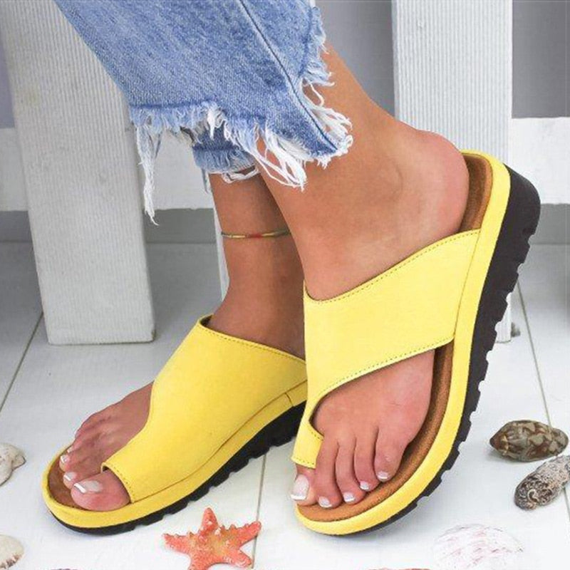 Levoire | Chaussures D'Été Ergonomiques Pour Dames Jaune