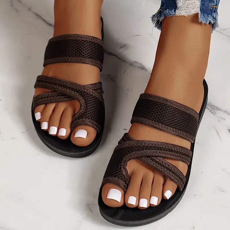 Levoire | Sandales À Enfiler Légères Chaussures D'Été Café