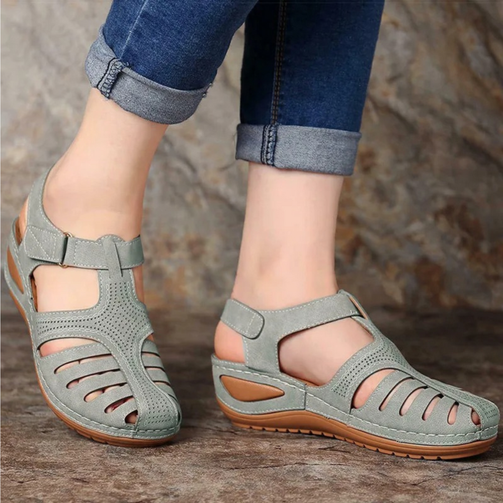 Levoire | Chaussures D'Été Ergonomiques Soulagement De La Douleur Sandales Pour Femmes Gris
