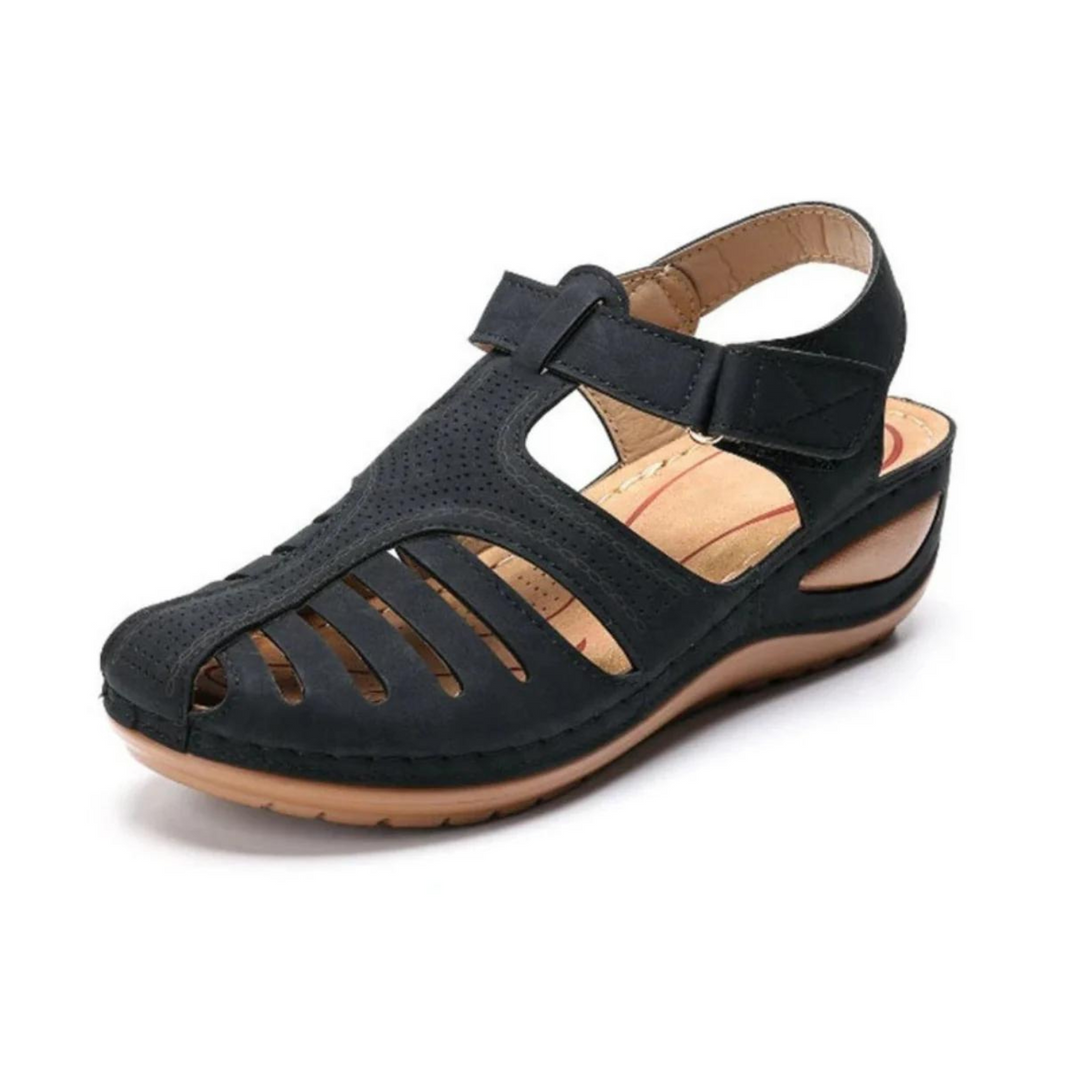 Levoire | Chaussures D'Été Ergonomiques Soulagement De La Douleur Sandales Pour Femmes Noir