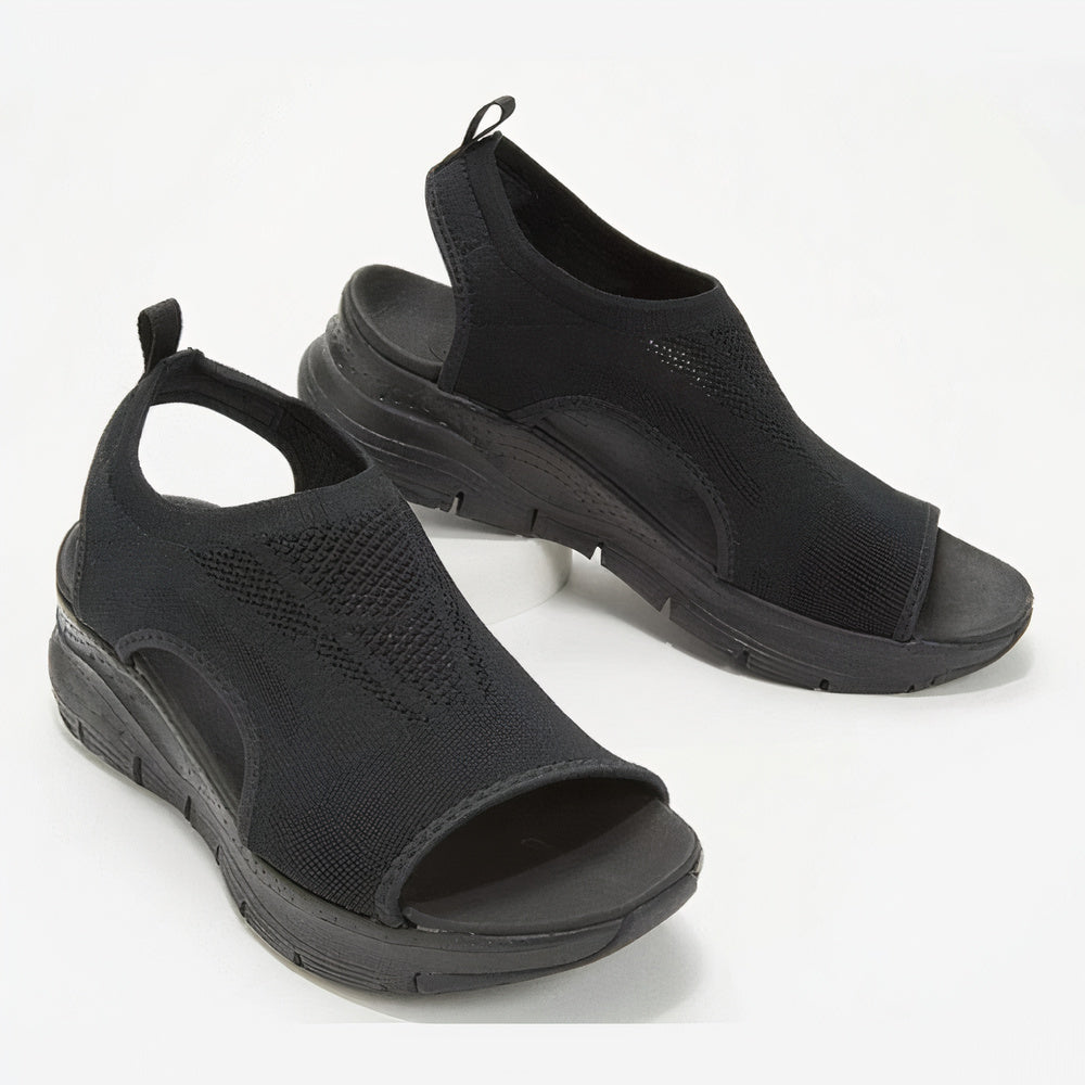 Levoire | Sandales Mesh Slip On Sandales De Sport Pour Femmes Noir