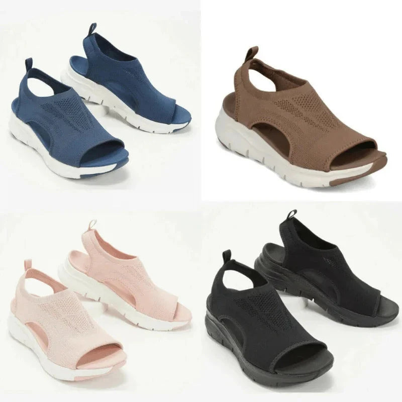 Levoire | Slip On Chaussures D'Été Ergonomiques Pour Femmes Bleu