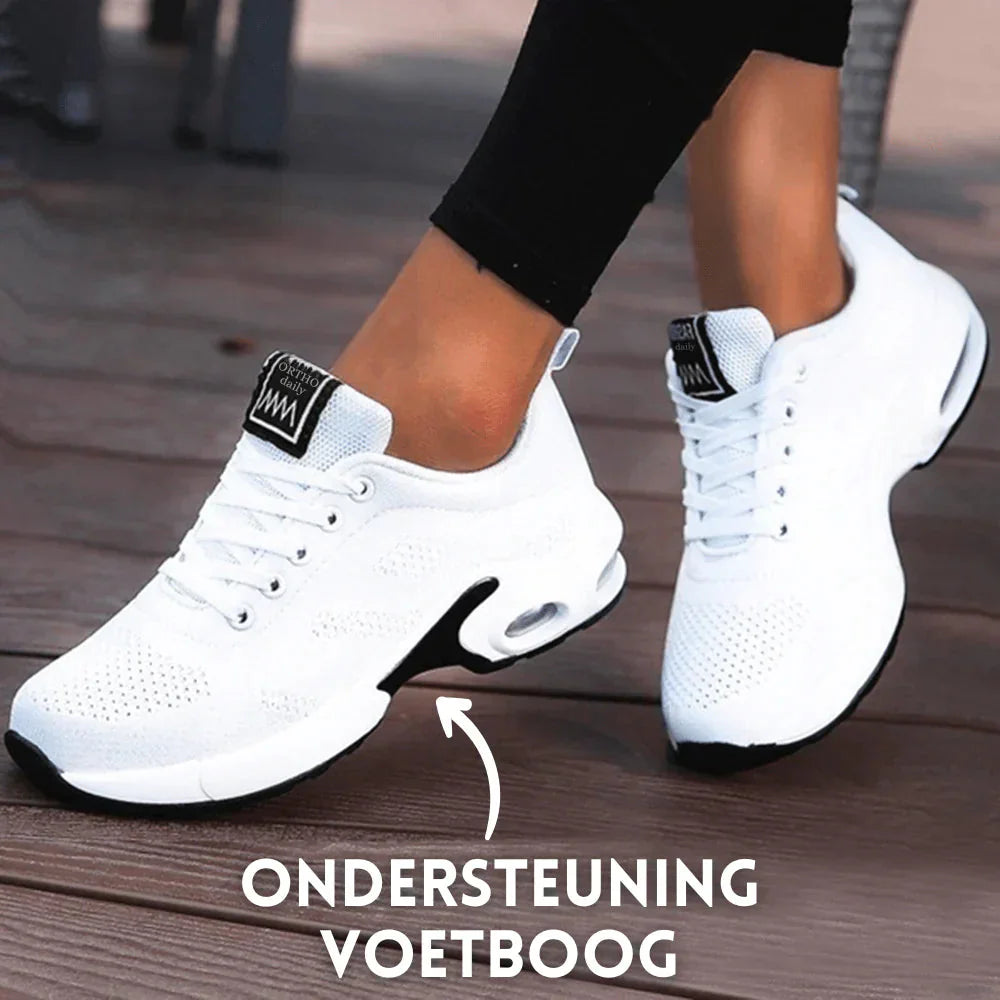 Levoire | Chaussures Semelles Chaussures À Lacets Baskets Femmes Entraîneurs Blanc