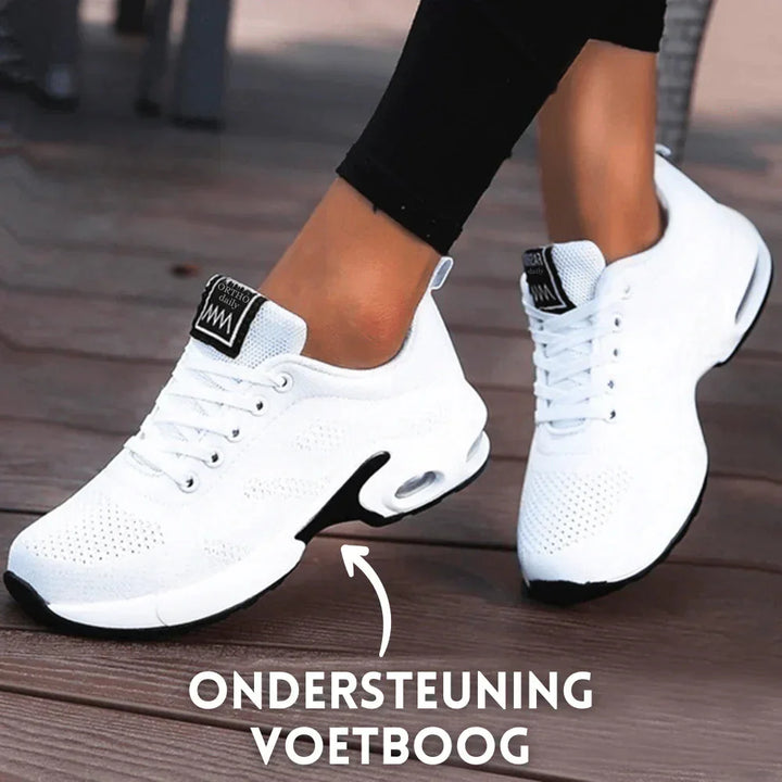 Levoire | Chaussures Semelles Chaussures À Lacets Baskets Femmes Entraîneurs Blanc