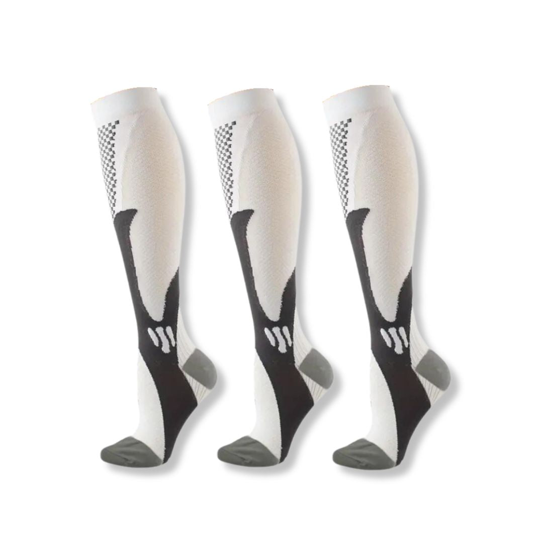 Levoire | Chaussettes Puristes Pour Hommes Blanc(2+1 GRATUITS)