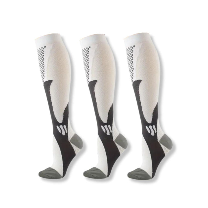 Levoire | Chaussettes Puristes Pour Hommes Blanc(2+1 GRATUITS)
