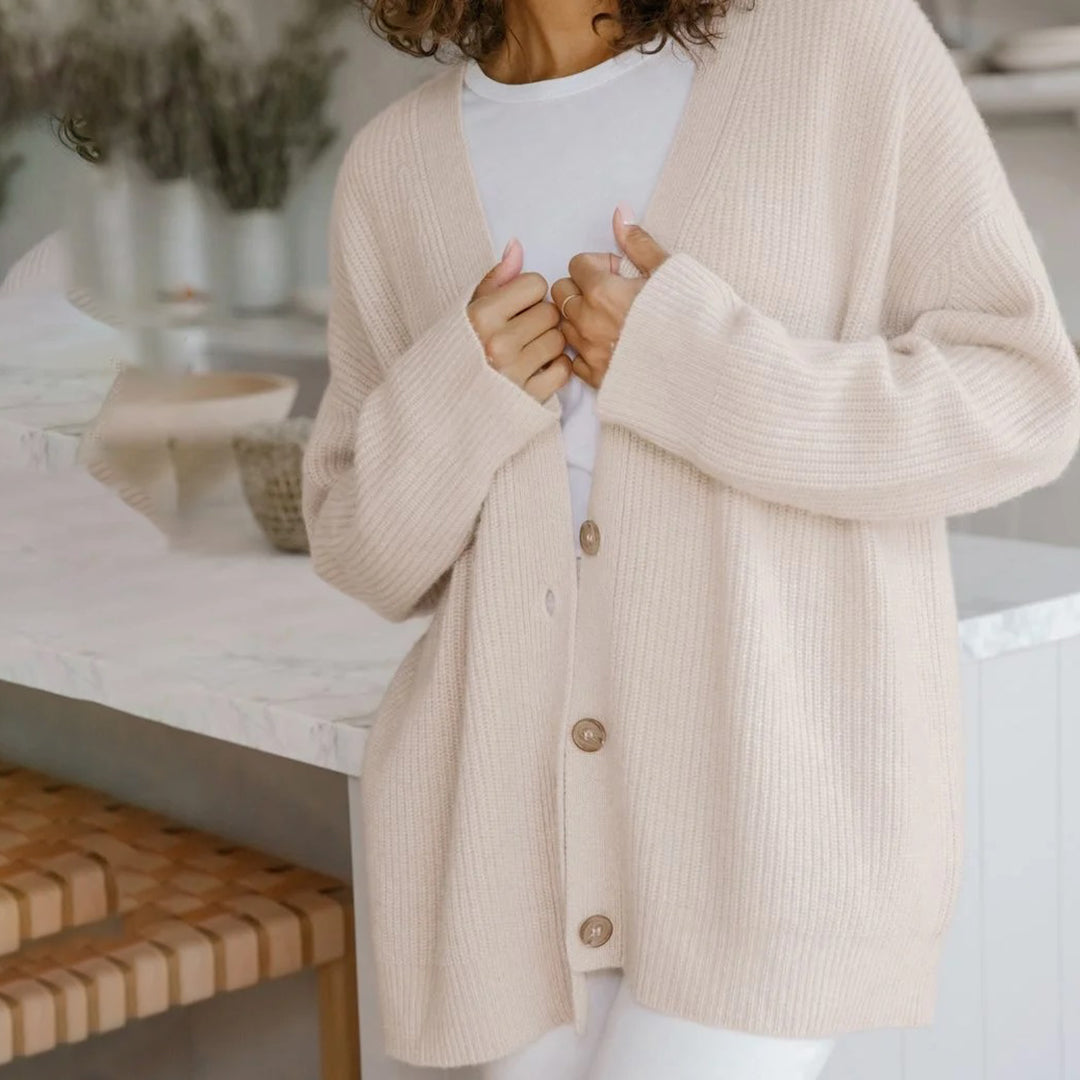 Levoire | Élégant Cardigan Long Pour Femmes