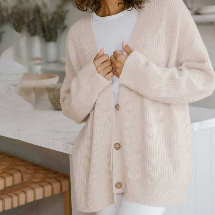 Levoire | Élégant Cardigan Long Pour Femmes