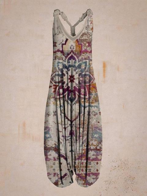 Levoire | Combinaison Avec Imprimé Rétro Blanc